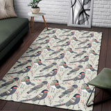 Pigeon Pattern Print Design 04 Area Rug