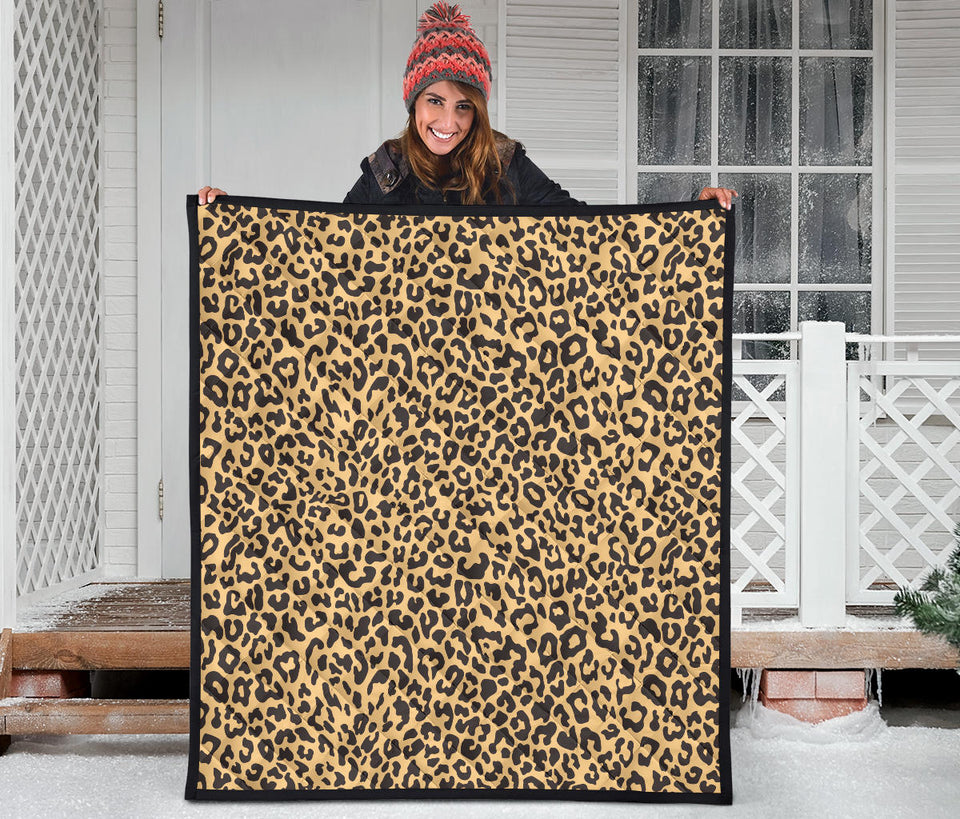 Leopard Skin Print Premium Quilt