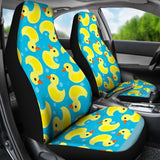 Duck Toy Pattern Print Design 04 Universal Fit Car Seat Covers
