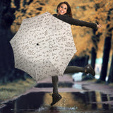 Chemistry Periodic Table Pattern Print Design 04 Umbrella