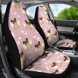 Cute Unicorn Pug Pattern Universal Car Seat Covers