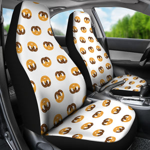 Pretzels Pattern Print Design 02 Universal Fit Car Seat Covers