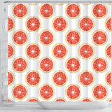 Grapefruit Pattern Shower Curtain Fulfilled In US