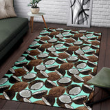 Coconut Pattern Print Design 03 Area Rug