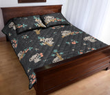 Cute koala pattern Quilt Bed Set