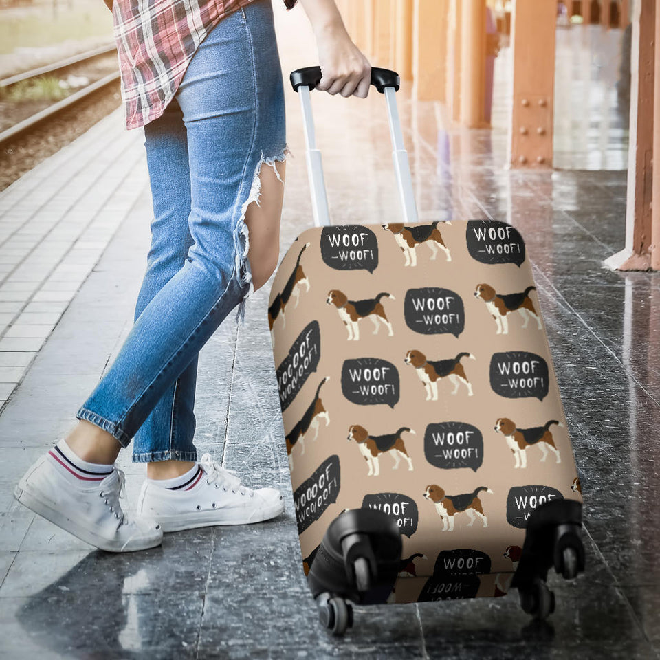 Beagle Pattern Luggage Covers