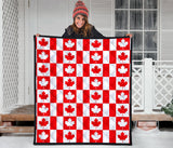 Canada Pattern Print Design 05 Premium Quilt