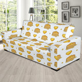 Pancake Pattern Print Design 03  Sofa Slipcover