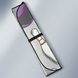 Bowling Ball And Pin Gray Background Car Sun Shade