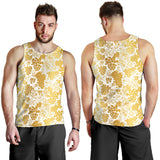 Gold grape pattern Men Tank Top