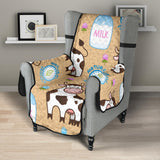 Cow bottle of milk pattern Chair Cover Protector