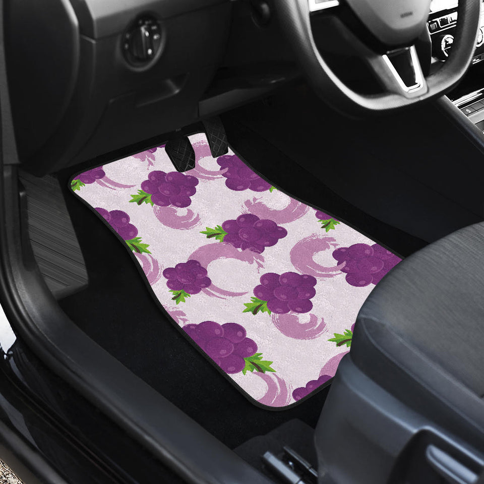 Cute Grape Pattern Front Car Mats