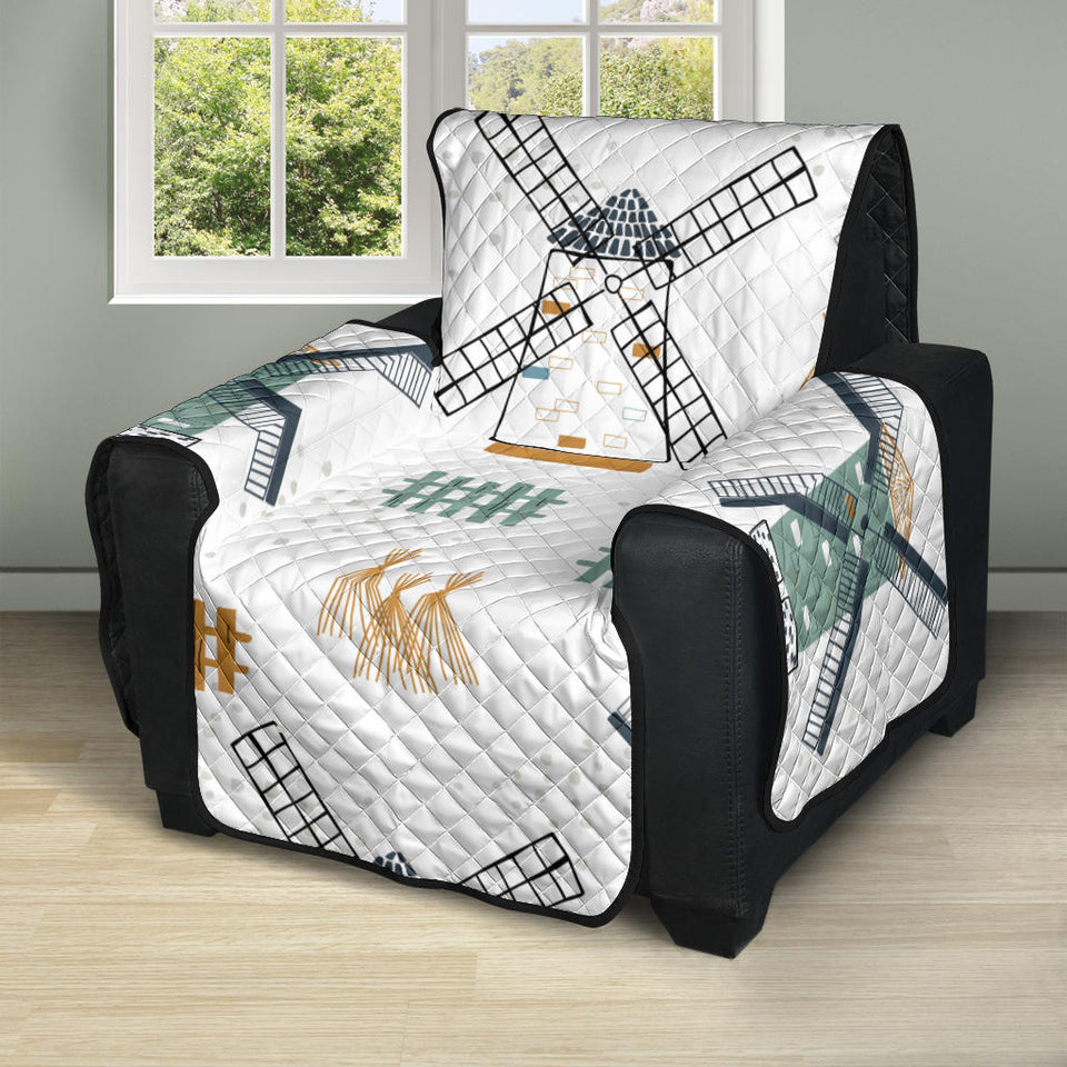 windmill pattern Recliner Cover Protector