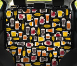 Beer Type Pattern Dog Car Seat Covers