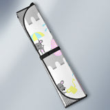 Cute Elephant Mouse Pattern Car Sun Shade