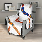 Boomerang Australian aboriginal ornament pattern Chair Cover Protector