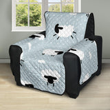 Sheep polka dot cloud pattern Recliner Cover Protector
