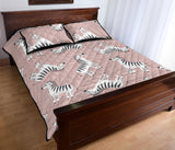 Cute zebra pattern Quilt Bed Set
