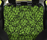 Green Hop Pattern Dog Car Seat Covers