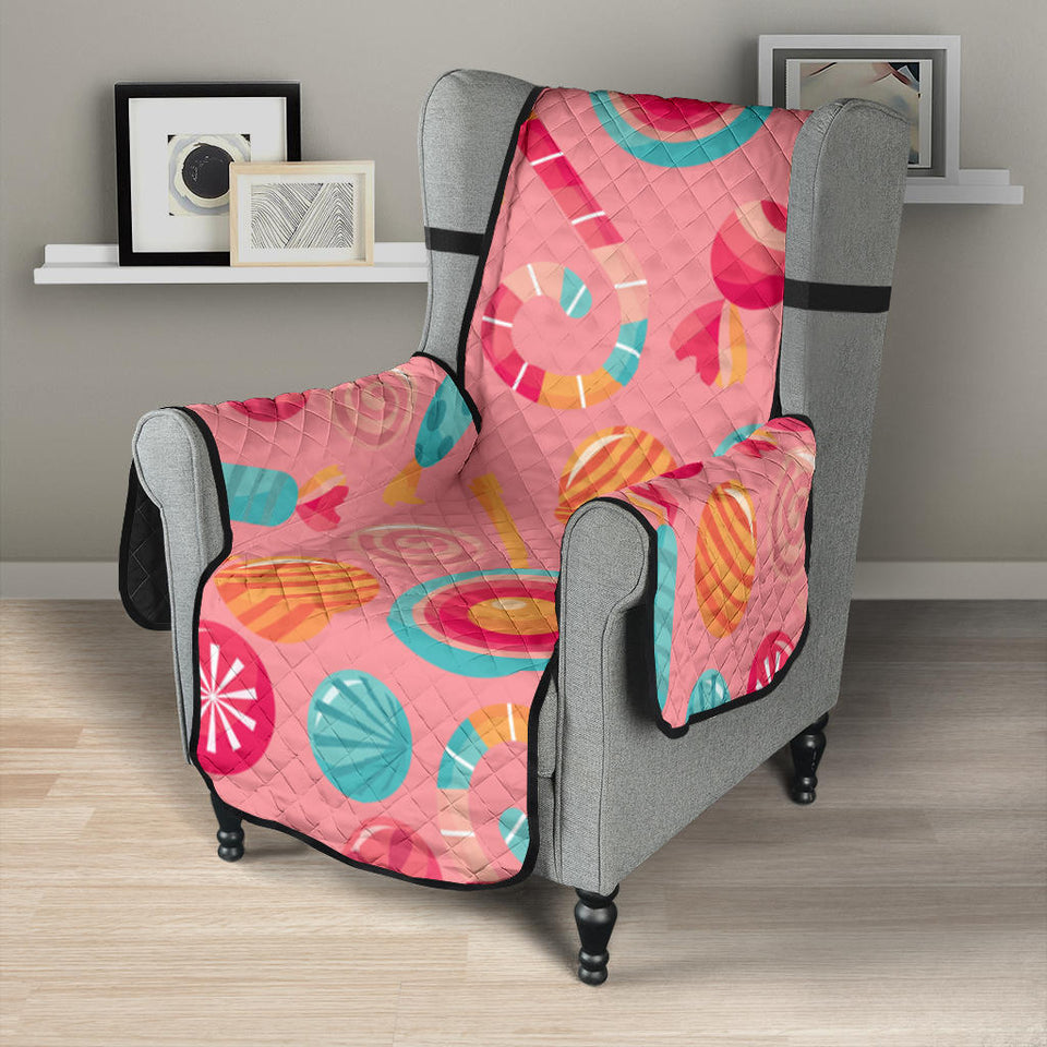 Colorful candy pattern Chair Cover Protector