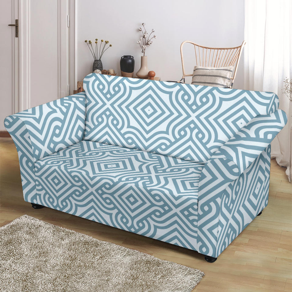 Arabic Pattern Loveseat Couch Slipcover