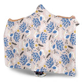 Cute Peacock Pattern Hooded Blanket