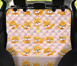 Cute Shiba Inu Dog Pattern  Dog Car Seat Covers