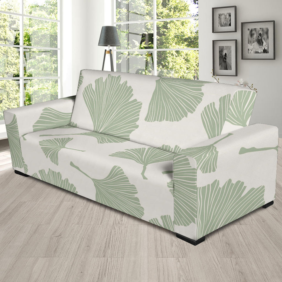 Ginkgo Leaves Pattern Sofa Slipcover