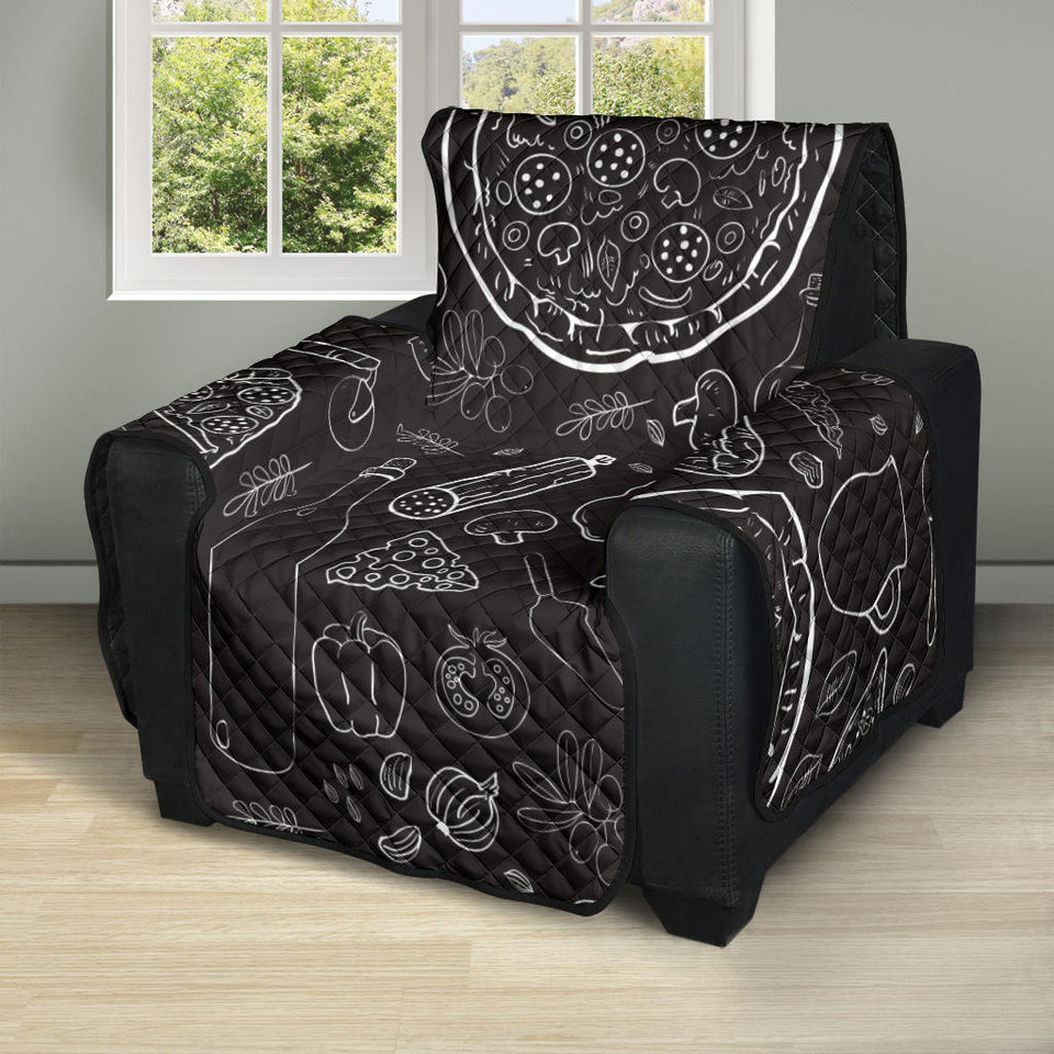 Pizza pattern  Recliner Cover Protector
