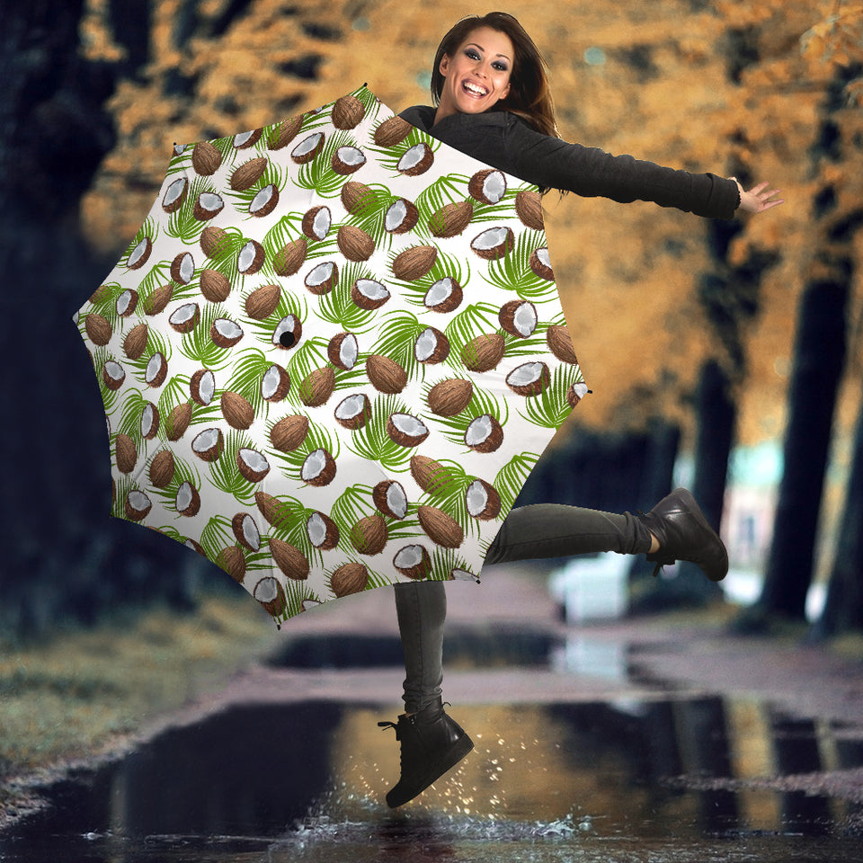 Coconut Pattern Print Design 04 Umbrella