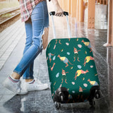 Kangaroo Leaves Pattern Luggage Covers