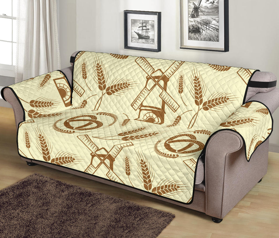Windmill Wheat pattern Sofa Cover Protector