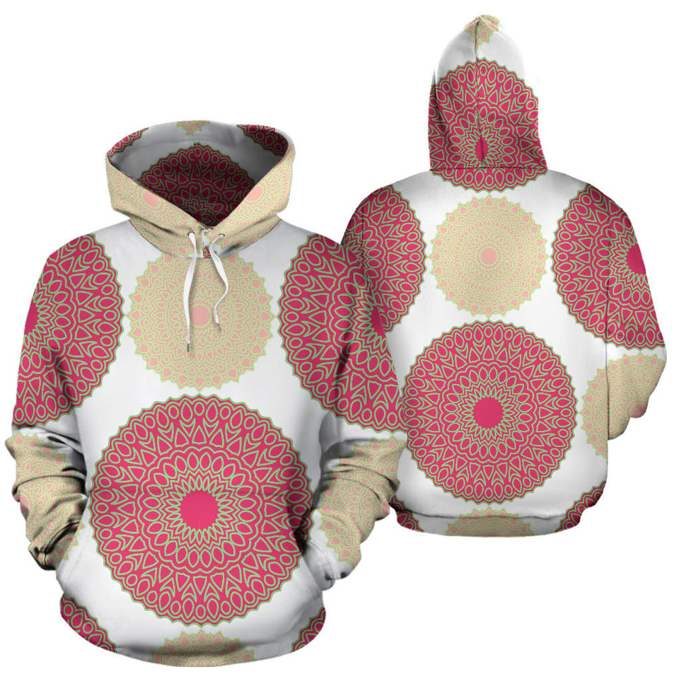 Circle Indian Pattern Men Women Pullover Hoodie