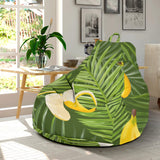 Banana Palm Leaves Pattern Bean Bag Cover