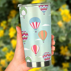 Hot Air Balloon Design Pattern Tumbler