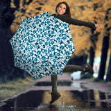Hibiscus Pattern Print Design 04 Umbrella
