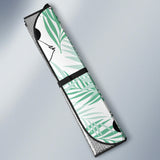Panda Pattern Tropical Leaves Background Car Sun Shade