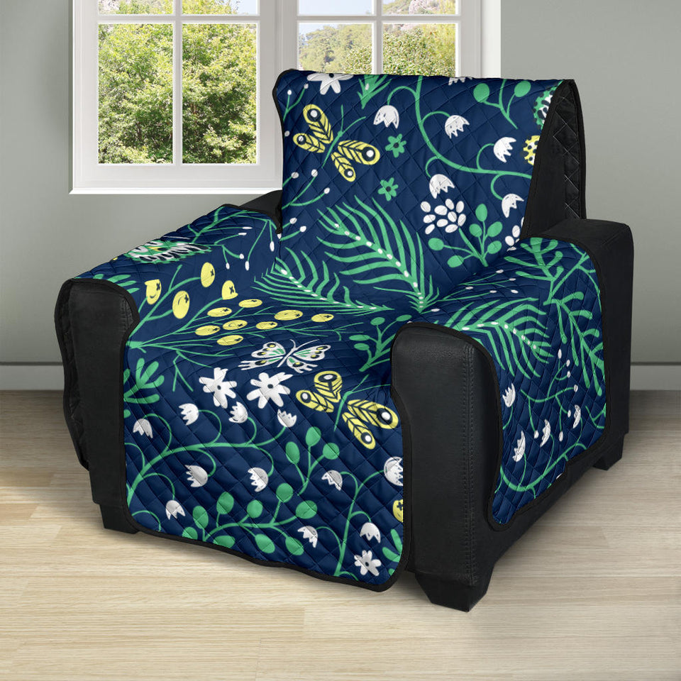 butterfly leaves pattern Recliner Cover Protector