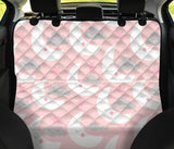 Cute Moon Cloud Star Pattern Pink Dot Background Dog Car Seat Covers