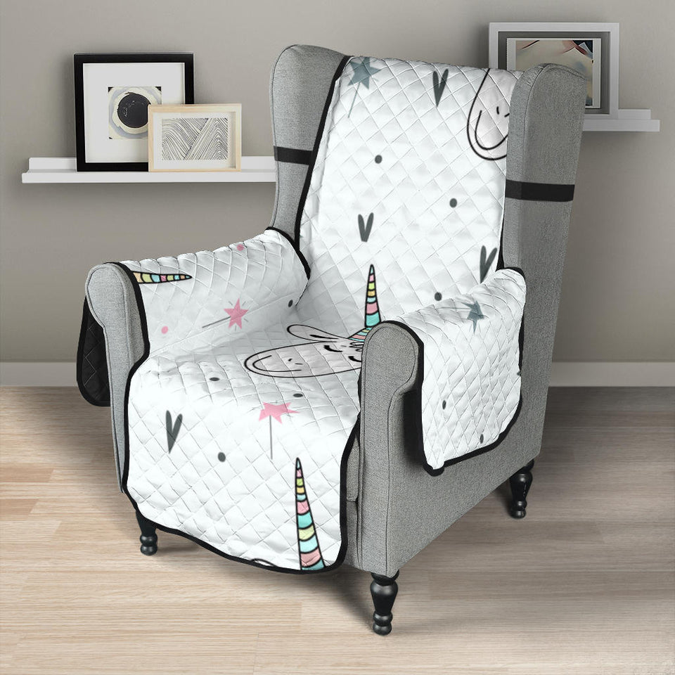 Cute goat design pattern Chair Cover Protector