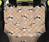 Cute Raccoon Heart Pattern Dog Car Seat Covers