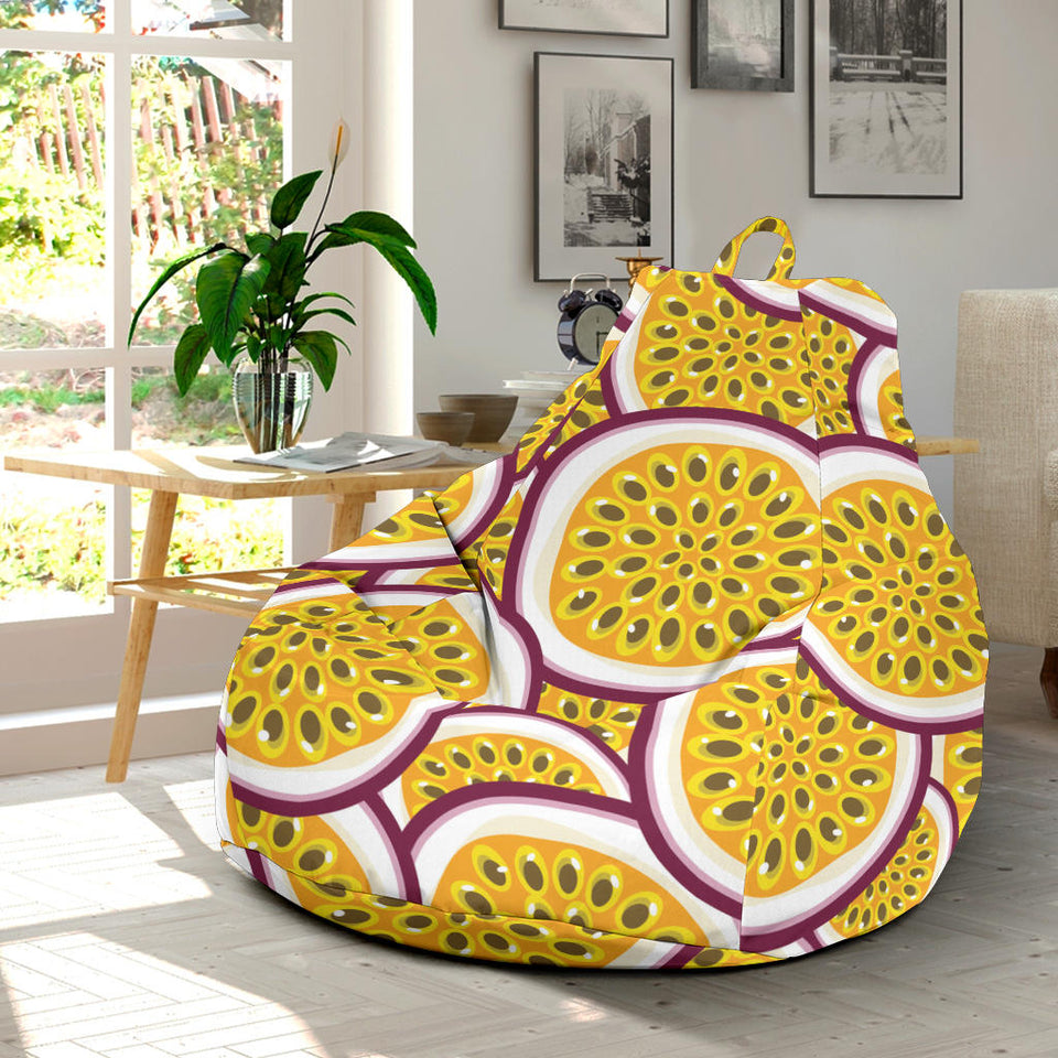 Passion Fruits Slice Pattern Bean Bag Cover