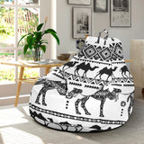 Camel Polynesian Tribal Pattern Bean Bag Cover