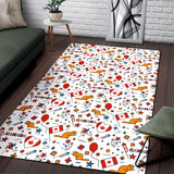 Canada Pattern Print Design 03 Area Rug