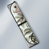 Monkey Sloth Lemur Palm Trees Pattern Car Sun Shade