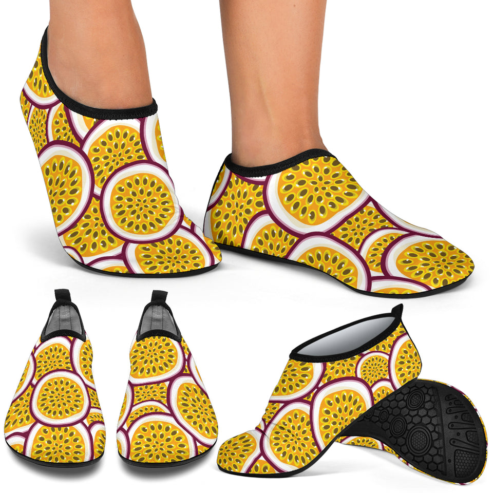 Passion Fruits Slice Pattern Aqua Shoes