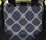 Nautical Steering Wheel Rope Pattern Dog Car Seat Covers