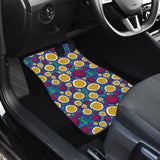 Passion Fruit Blue Background Front Car Mats