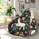Unicorns Forest Background Bean Bag Cover