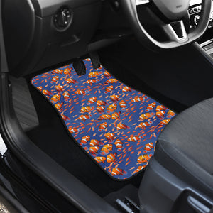 Clown Fish Pattern Print Design 04 Front Car Mats